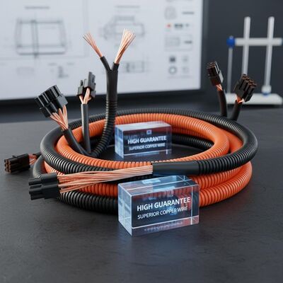 Le harnais de câblage de l'excavatrice à haute garantie utilisant du fil de cuivre supérieur et de l'isolation en PVC assurant la sécurité et la durabilité