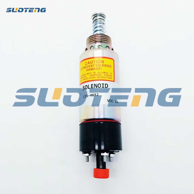 Électrovanne d'arrêt de carburant 155-4652 24VDC 1554652 pour moteur 3114/3116/3126 Excavatrice E320B/E325B/E325C/E325CL